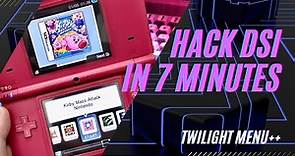 Hack Nintendo DSi trong 7 phút ( Cách nhanh nhất - TWiLightMenu ++ )