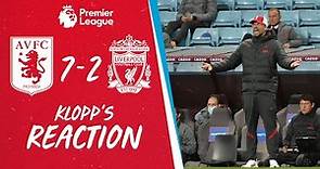 Jürgen Klopp's honest reaction to Liverpool's 7-2 defeat at Aston Villa | Plus ALISSON injury update