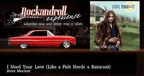 Steve Marriott - I Need Your Love - Like a Fish Needs a Raincoat