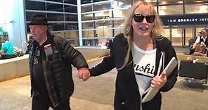 Daryl Hannah Holds Hands With Neil Young At LAX, Is Tight-Lipped About Harvey Weinstein