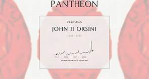 John II Orsini Biography