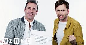 Jon Hamm & David Tennant Answer the Web's Most Searched Questions | WIRED