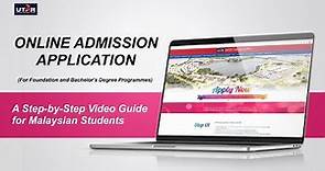 Online Admission Application (For Foundation and Bachelor's Degree Programmes)