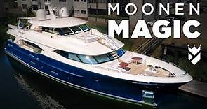 Inside Moonen's brand new 110' - DEBUT APPEARANCE OF THIS YACHT!