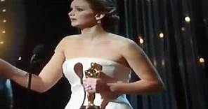 Jennifer Lawrence Oscars 2013 Acceptance Speech - Academy Awards Fall, Trip