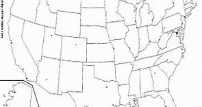 Mapa da Estados Unidos da América para colorir e imprimir