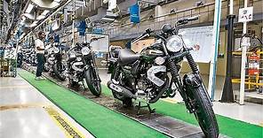 Bajaj Motorcycles production - two wheeler manufacturing in India