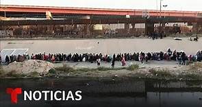 Unos 1,500 migrantes cruzaron el río Bravo en una sola noche | Noticias Telemundo