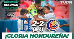 Resumen y goles | Honduras 2(5)-(4) 2 Costa Rica | CONCACAF Nations League | TUDN