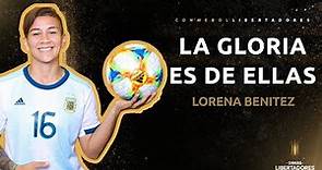 Lorena Benitez, futbolista argentina, en La Gloria es de Ellas