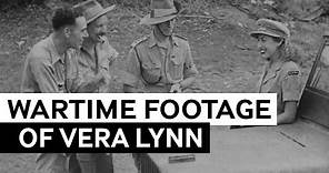 The only known wartime footage of Vera Lynn, 1944 | Archive Film Favourites
