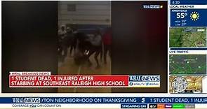 Footage shows fight leads to 1 student dead, 1 injured in stabbing at Southeast Raleigh High School