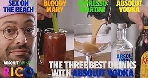 3 Best Vodka Drink Recipes | Absolut Drinks with Rico