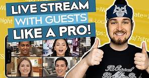 3 FREE WAYS to Live Stream Video Calls Like a Pro