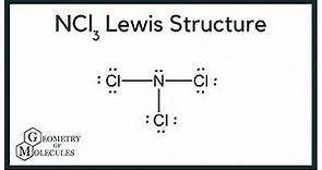 NCl3 Lewis Structure (Nitrogen Trichloride)
