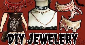 DIY Alt/Goth/Vampire Jewelery/Accessories Tutorial