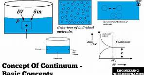 Concept Of Continuum | Basic Concepts | Engineering Thermodynamics