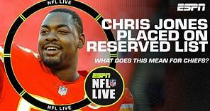 Chris Jones placed on reserved/did not report list 👀 What does this mean for the Chiefs? | NFL Live