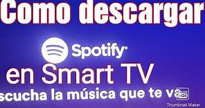 Como instalar Spotify en smart tv // Como descargar Spotify en Smart TV LG
