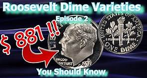Roosevelt Dime Varieties You Should Know Ep. 2 - 1950, 1960, 1975