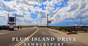 [4K] Plum Island Beachside Drive: Newburyport, Massachusetts Scenic Driving Tour