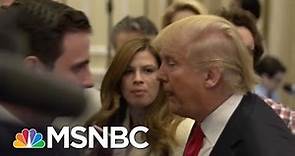 Watch Moment Breitbart Reporter Approached Donald Trump | MSNBC