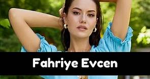 Turkish actress Fahriye Evcen