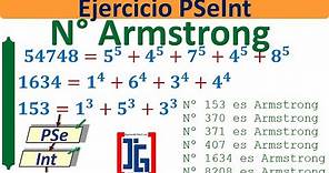Números Armstrong || PSeInt