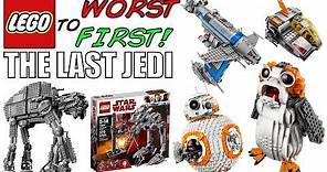 LEGO Worst To First | All LEGO Star Wars The Last Jedi Sets!
