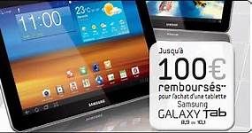 ODR : Samsung vous rembourse 100€ sur votre Galaxy Tab - CNET France