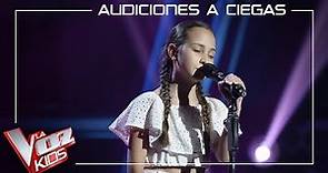 María Suárez canta 'All of me' | Audiciones a ciegas | La Voz Kids Antena 3 2022