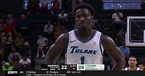 Sion James 30 Points, 6 Rebounds, 7 Assists vs Memphis | Full Highlights for Tulane 01-01-23