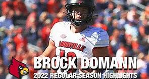Brock Domann 2022 Regular Season Highlights | Louisville QB