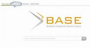How to use Base search engine