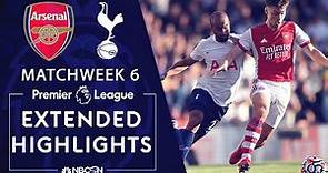 Arsenal v. Tottenham Hotspur | PREMIER LEAGUE HIGHLIGHTS | 9/26/2021 | NBC Sports