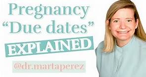 DUE DATES EXPLAINED : OB-GYN Doctor on what your due date really means