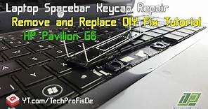 How to Fix Laptop Spacebar Key HP Notebook keyboard Tutorial
