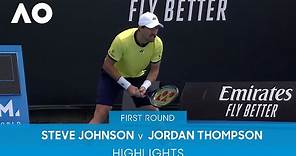 Steve Johnson v Jordan Thompson Highlights (1R) | Australian Open 2022
