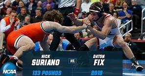 Nick Suriano vs. Daton Fix: FULL 2019 NCAA Championship match at 133 pounds