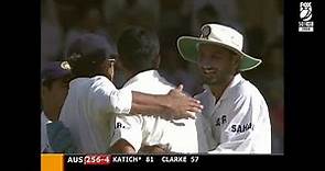 Cricket 2004 Border Gavaskar Trophy India v Australia 1st Test Highlights