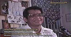 NINOY AQUINO - Rare 1979 Interview from Fort Bonifacio | Ninoy Aquino Interview