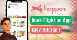 How to Book Flight on Hopper App !