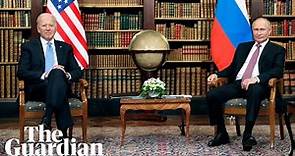 Joe Biden meets Vladimir Putin face-to-face at Geneva summit