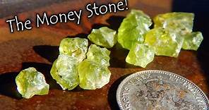 Gemstone Hunting, Finding the Money Stone! *Peridot*