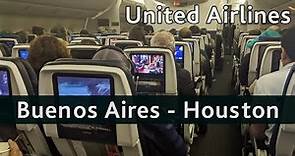 Vuelo BUENOS AIRES - HOUSTON con UNITED AIRLINES en económica
