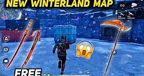 New Winterland Map Gameplay - How To Get Free Scythe and Katana Skin | Free Fire New Events.