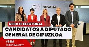 Debate íntegro de los candidatos a la Diputación de Gipuzkoa en EL DIARIO VASCO