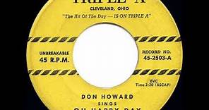 1953 HITS ARCHIVE: Oh Happy Day - Don Howard