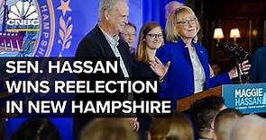 Democrat Sen. Maggie Hassan speaks after projected reelection win in New Hampshire — 11/9/22