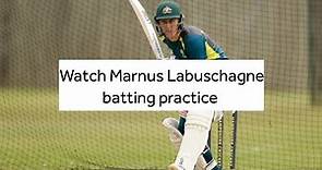 Watch Marnus Labuschagne's Masterful Batting Practice: Perfecting His Technique